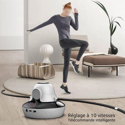 Corde à sauter intelligente, saute par-dessus le fil qui tourne à la vitesse que tu veux